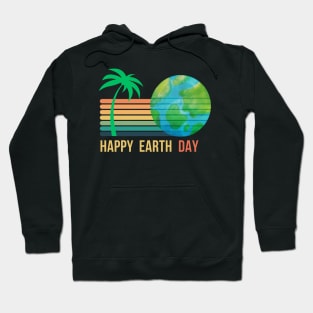 RETRO SUNSET EARTH DAY Hoodie